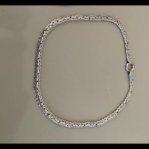 Byzantine bracelet sterling silver